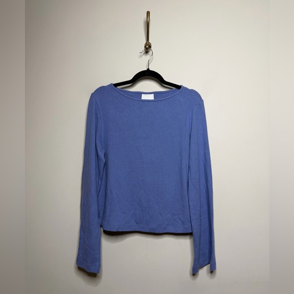 REFORMATION Eternity Knit Top Neptune Blue - Picture 3 of 6